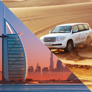 Dubai City Tour + Premium Desert Safari Combo | Royal Rams Tourism