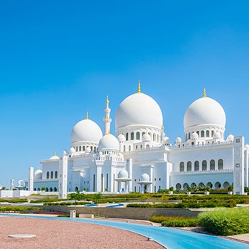 Grand Mosque, Hindu Temple + Ferrari World Tour